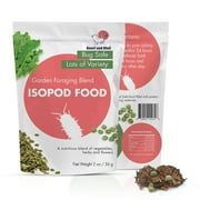 Snout and Shell Isopod Food A Bountiful Selection Crafted to Enrich Your Pet's Habitat and Diet (Garden Foraging Blend)