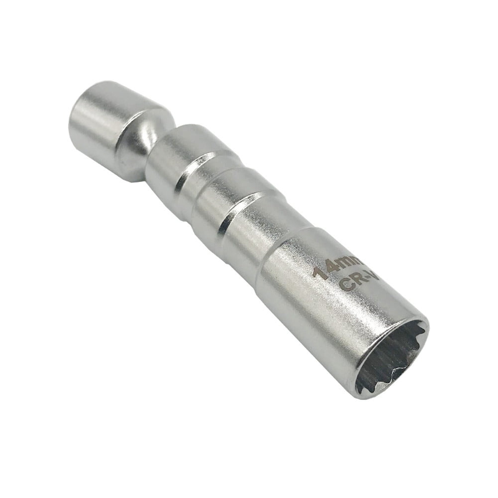 Car Hand Tool Spark Plug Socket Thin Wall 3/8" Drive 12 Point 14mm