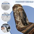 thumbnail image 4 of FOR U DESIGNS Tribal Elephant Geometric Print Car Seat Covers for Trucks SUVs Sedans, Soft Car Seat Protector with Storage Bag Multi Purpose Microfiber Towels, Beach Towel, Picnic Towel, Yoga Mat, 4 of 7