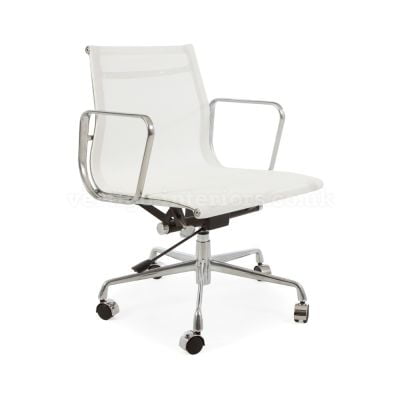 Modern Style Modern High back Mesh Chair with w/Tilt Adjustable seat Executive Office Chair Work Task Computer Executive -Low Back