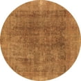 thumbnail image 1 of Ahgly Company Indoor Round Abstract Brown Modern Area Rugs, 8' Round, 1 of 4