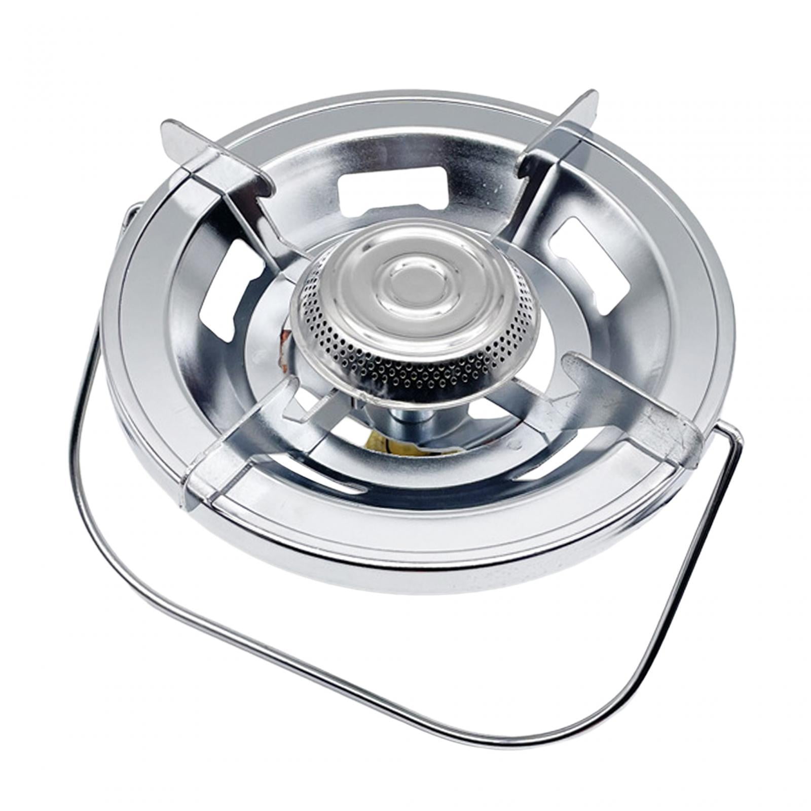 Wswqop Cooker Top Camping Gas Stove Furnace Adaptor Camp Stove Portable Easy to Install 21cm
