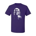 thumbnail image 2 of Manilyn Monroe Skull Face and Body Tattoo | Mens Pop Culture Graphic T-Shirt, Purple, 2XL, 2 of 4