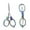 🍒 MR_Hot#2685, variant on Folding Scissors Stainless Steel Mini Travel Scissors - Portable Foldable Pocket Scissors with Keychain , Nurse Badge Shears, 4.5inEDC Cutter