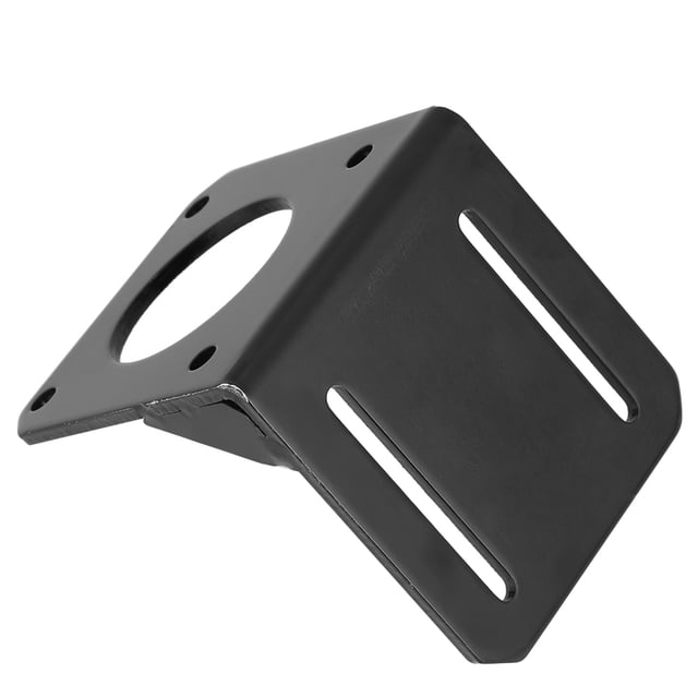 Motor Mount Bracket Black Stainless Steel Bracket Holder Mounting Rack for 57 NEMA23 Stepper Motor for 3D Printer