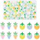 thumbnail image 1 of 60 cuentas acrílicas de 6 estilos con forma de fruta, de plástico, con diseño de fresa y zanahoria, para pulseras, collares y bisutería de Pascua., 1 of 6