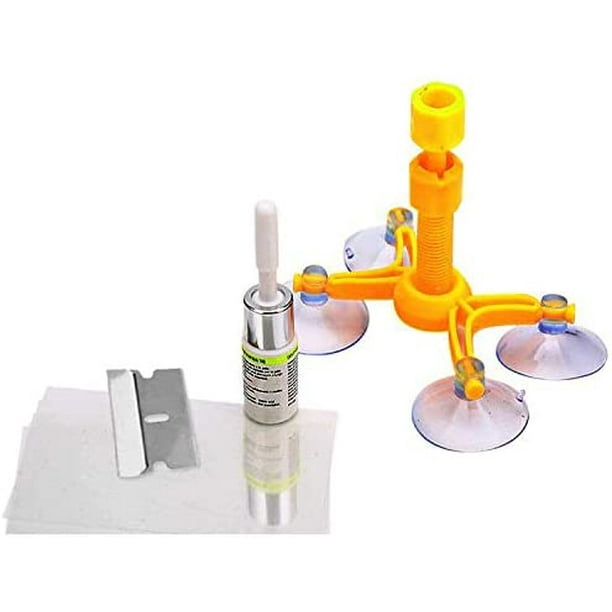 Windshield Repair Kit for Big Crack and Broken Star Chip with Clear