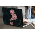 thumbnail image 3 of KSK KAISHEK Hard Case Only for Newest MacBook Air 13 inch( Touch ID, 2018 - 2022) + Black Keyboard Cover Model A2337 m1&A2179&A1932, USB Type-C Flower 0214, 3 of 5