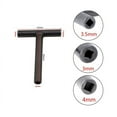 thumbnail image 4 of Fule T type Wrench 3/3.5/4/9/10mm Valve Screw Clearance Adjusting Spanner Square Hex, 4 of 9