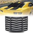 thumbnail image 1 of CUMART 2010-2015 Rear Window Louvers Windshield Sun Shade Cover Lambo Style Matte Black Compatible with Chevy Camaro 2010 2011 2012 2013 2014 2015, 1 of 3