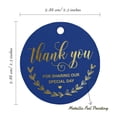 thumbnail image 6 of Inkdotpot Thank You For Sharing Our Special Day Bridal Shower-Baby Shower-Retirement-Wedding-Birthday Bottle Tag Real Gold Foil Favor Hang Tags Pack Of 50, 6 of 6