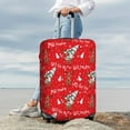 thumbnail image 4 of Uemuo Christmas Deer 1 Printed Washable Luggage Cover - Fashion Suitcase Protector Fits 18-32 Inch Luggage -Medium, 4 of 9