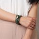 thumbnail image 5 of Moda múltiples capas de cuero de imitación de pers gota brazalete brazaletes Verde Sunnimix Pulsera, 5 of 7
