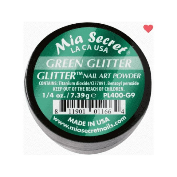 MIA SECRET (PL400-G9) - Green (GLITTER)