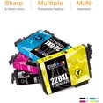 thumbnail image 2 of E-Z Ink 220XL 2220 XL Ink Cartridge Replacement for Epson 220 XL 220XL T220XL Compatible with WF-2760 WF-2750 WF-2630 WF-2650 WF-2660 XP-320 XP-420 XP-424 (5Pack), 2 of 7