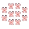 thumbnail image 3 of 20 piezas de papel para envolver ramos de flores, manualidades, diseño de mariposas, embalaje Rosa, 3 of 9