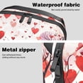 thumbnail image 4 of Valentine's Day Travel Organizer, Cable Organizer, Charging Cord Organizer, Charger Storage Organizer - Waterproof Oxford Cloth Electronic Digital Product Storage Case, 5.9x9.44x3.14 in., 4 of 6