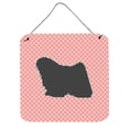 thumbnail image 1 of Puli Checkerboard Pink Wall or Door Hanging Prints, 1 of 1