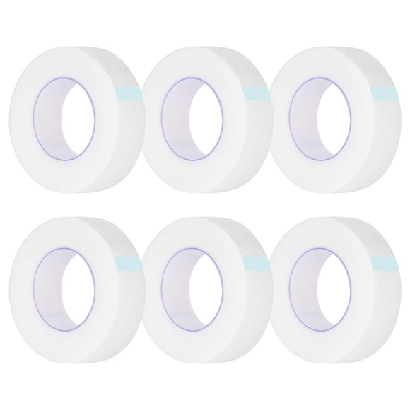 Cinta adhesiva para pestañas Kirecoo, 6 rollos, 9 m/10 yardas, transparente