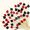 A, variant on 50pcs Casino Roostertail Picks - 4.7-Inch White Dice Toothpicks for Appetizers and Drinks - Ideal for Poker Nights and Las Vegas Parties