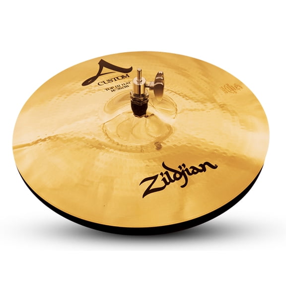 Pre-Owned ZILDJIAN A20511 14" A CUSTOM HI HAT TOP BRILLIANT HIHATS & DRUMS CYMBAL NEW