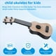thumbnail image 5 of Beige, Ukelele Clásico para Niños, Juguete de Guitarra, Educación Temprana, Guitarra Pequeña, Suministros para Fiestas Ajustables, 5 of 10