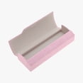 thumbnail image 3 of Estuche para gafas de lino sintético portátil de 1 pieza en color rosa, 3 of 5