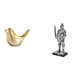 thumbnail image 1 of Figura de pájaros,Figura de pájaro dorado,decoración del hogar,estatua de animal,Figura de escritorio,Estatua de caballero,arte,artesanía,coleccionable,escritorio,oficina,Figura, 1 of 8