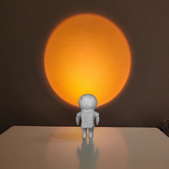 Dvkptbk Ambient Light Astronaut Sunset The Sun Never Sets Projection Projection Lamp
