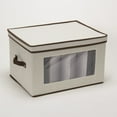thumbnail image 5 of Household Essentials Stemware Storage Box, Windowed Storage with Lid, 12 Storage Compartments, Double Handles, Perfect for Storing Special Occasion Glassware, 5 of 9
