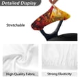 thumbnail image 5 of HELLHERO Maple Leaf Print Office Chair Armrest Covers 2 Pcs, Cardinal Pattern Removable Desk Chair Arm Rest Covers, Stretchable Office Chairs Armrest Cover Padded, 5 of 7