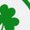White-4, variant on White Print Tshirt Graphic Tees Shirts with Black Heart and Shamrock Pattern Suitable for St Patricks Day Casual Daily Gatherings Tops S-5XL