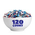 thumbnail image 3 of Patriotic Candy Mix - Independence Day USA Flag Colors HERSHEY'S Chocolate Assortment - Bulk Pack 2 Pounds (About 120 Count), 3 of 6