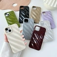 thumbnail image 2 of Cute Water Ripple Pattern Wave Shape Camera Lens Protection Soft Compatible with iPhone Case (Grey,iPhone 12 Pro), 2 of 14