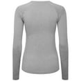 thumbnail image 2 of Onna Womens Unstoppable Fresh Underscrub Heather Base Layer Top, 2 of 4