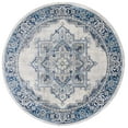 thumbnail image 2 of SAFAVIEH Brentwood Vesela Oriental Area Rug, Aqua/Light Gray, 6'7" x 6'7" Round, 2 of 11