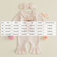 thumbnail image 3 of Duqingm Infant Baby Girl Fall Outfit Sweatshirt Romper Ribbed Letter Print Jumpsuit Long Sleeve Bodysuit Cute Newborn Clothes (Beige,0-3 Months), 3 of 4