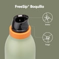 thumbnail image 4 of Owala FreeSip Twist - Botella de agua de acero inoxidable con popote y aislamiento térmico, para deportes y viajes, sin bisfenol A, 24 onzas, azul/verde (Camo Cool), 4 of 6