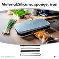 thumbnail image 5 of Raindrops Vacuum Sealer Sealing Black Sponge Silicone for Home Shop Use 1Set, 5 of 6