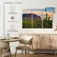 thumbnail image 5 of Elephant Stock Cacti View Ii Wall Art - Horizontal Multi Panel Canvas - Living Room Wall Decor - Nature Multi Panel - Green And Blue Decor By David Drost - 38" x 24", 5 of 8