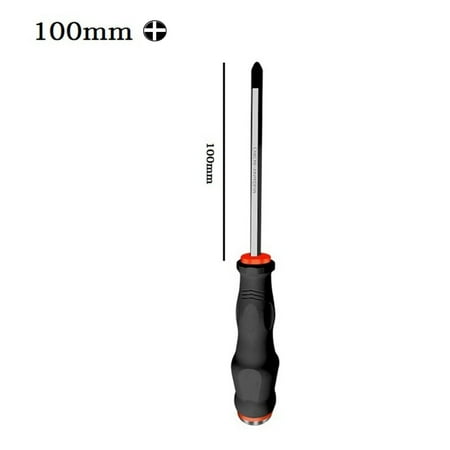 

Leke 1PC 100/125/150mm Longer Slotted Cross Screwdriver Hammerable Hand Repair Tool