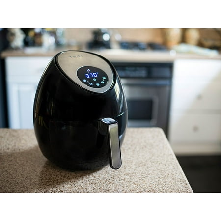 Yedi Houseware 3.7 Quart Total Package Air Fryer w\/ Deluxe Accessory Kit, Black - Walmart.com Yedi Houseware 3.7 Quart Total Package Air Fryer w\/ Deluxe Accessory Kit, Black - Walmart.com