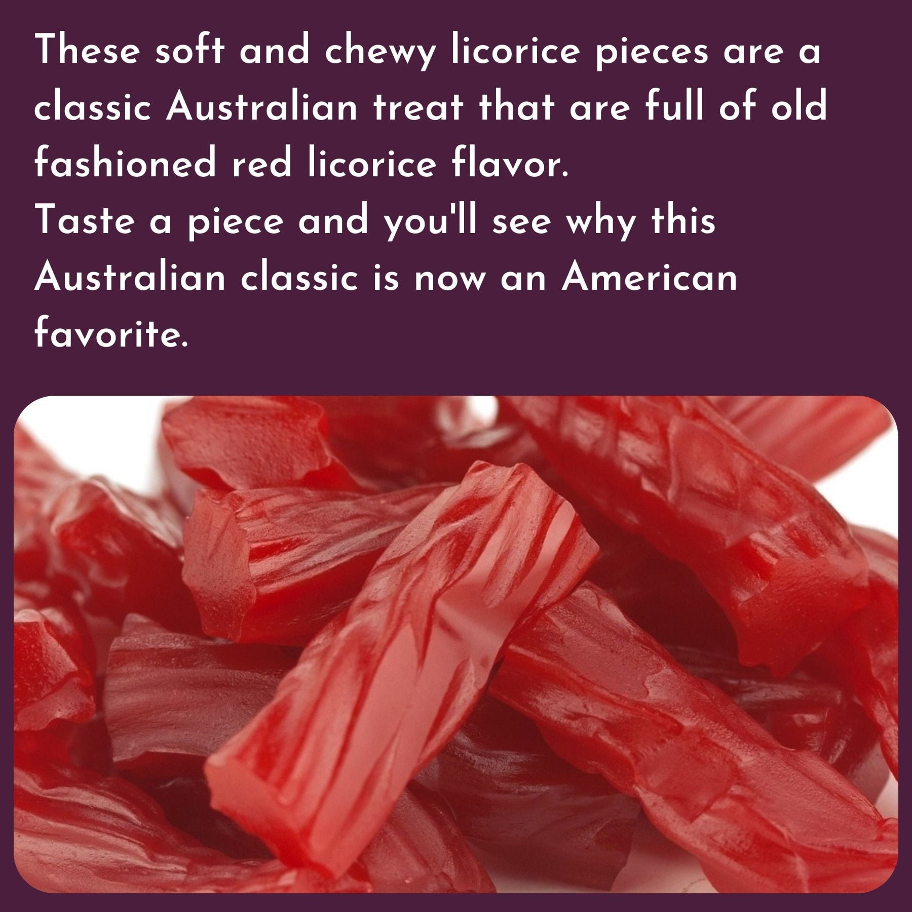 WinCrest Bulk Red Australian Licorice - 5 Lb Case