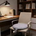 thumbnail image 3 of Coussin de Chaise en Forme de Chat Épaissi, Doux, Confortable, Respirant, Texture Veloutée avec Queue pour Housse de Chaise de Bureau et de Salle à Manger Style A, 3 of 6