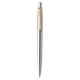 thumbnail image 7 of Parker Jotter Ballpoint Pen, Stainless Steel with Golden Trim, Medium Point Blue Ink, Gift Box (953182), 7 of 7