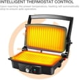 thumbnail image 5 of Maker,  2 Slice  Press Grill,  Sandwich Maker Non- Coated Plates, Opens 180 Degrees for Cooking Breakfast Snacks, 5 of 7