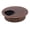Antique Copper, variant on Satin Brass Metal Cable Grommet | 2 Piece "Lock In" Feature with "Brush" Opening for Management of Office & Computer Desk Wires | 60mm (2 3/8") Hole Opening | 1 Pack