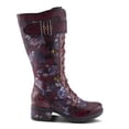 thumbnail image 5 of L'Artiste Kisha Boss Calf High Leather Boots – Hand-Painted Comfort, 5 of 8
