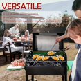 thumbnail image 5 of Ensemble de 24 Coquilles d'Huîtres Grillables en Acier Inoxydable, Coquilles de Palourdes Réutilisables pour Huîtres Grillées au Four, Coquilles d'Huître Argentées pour la Cuisson, 5 of 5