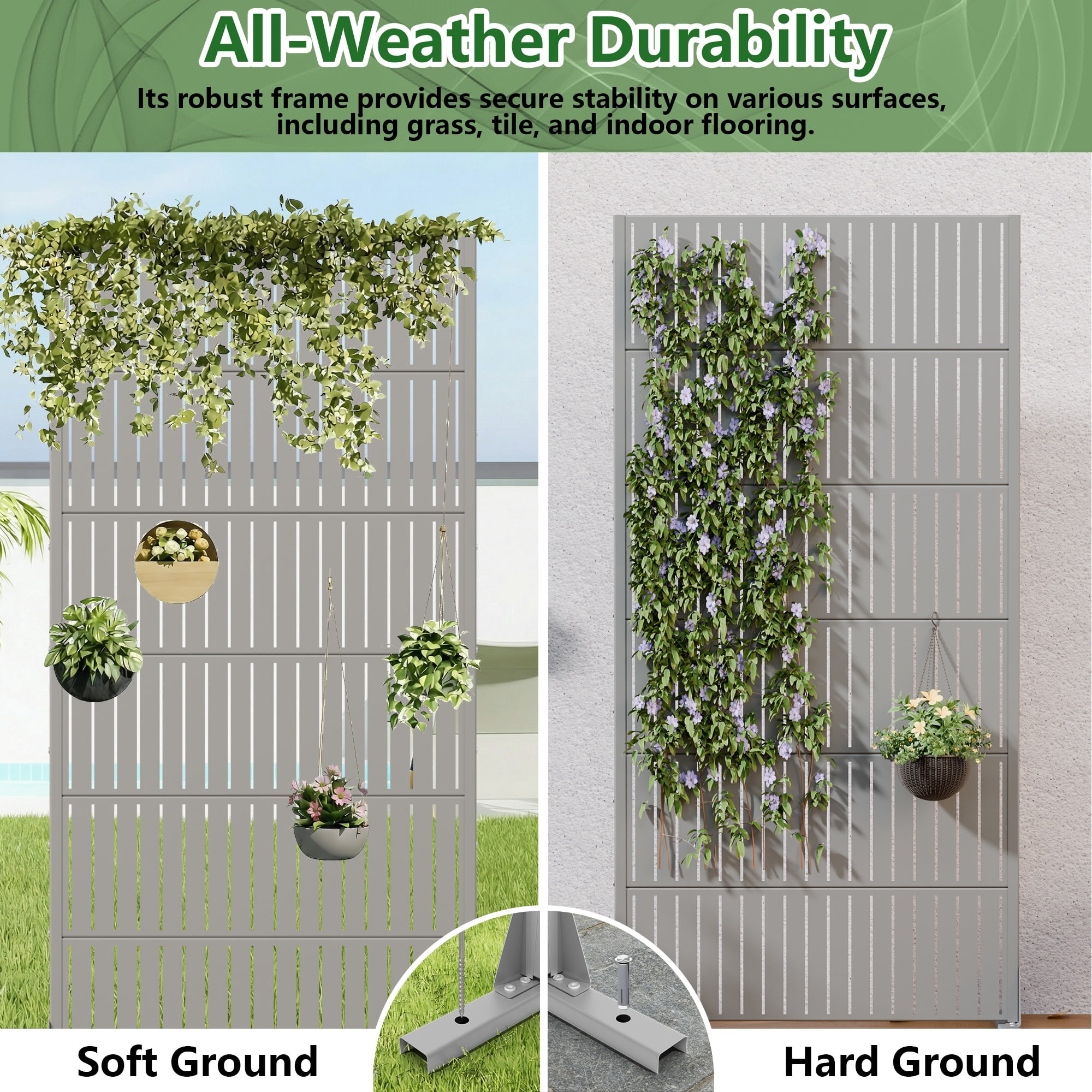 Privacy Metal Screen Fence Panel